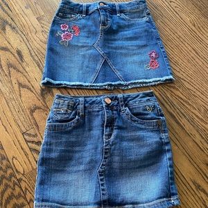 Girls Jean Skirts size 7/8